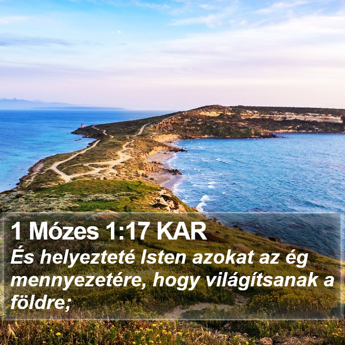 1 Mózes 1:17 KAR Bible Study