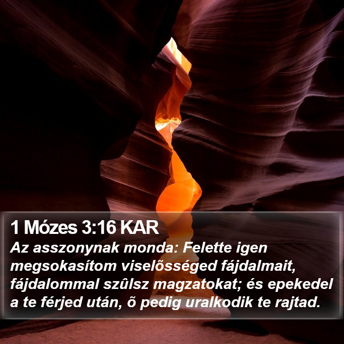 1 Mózes 3:16 KAR Bible Study