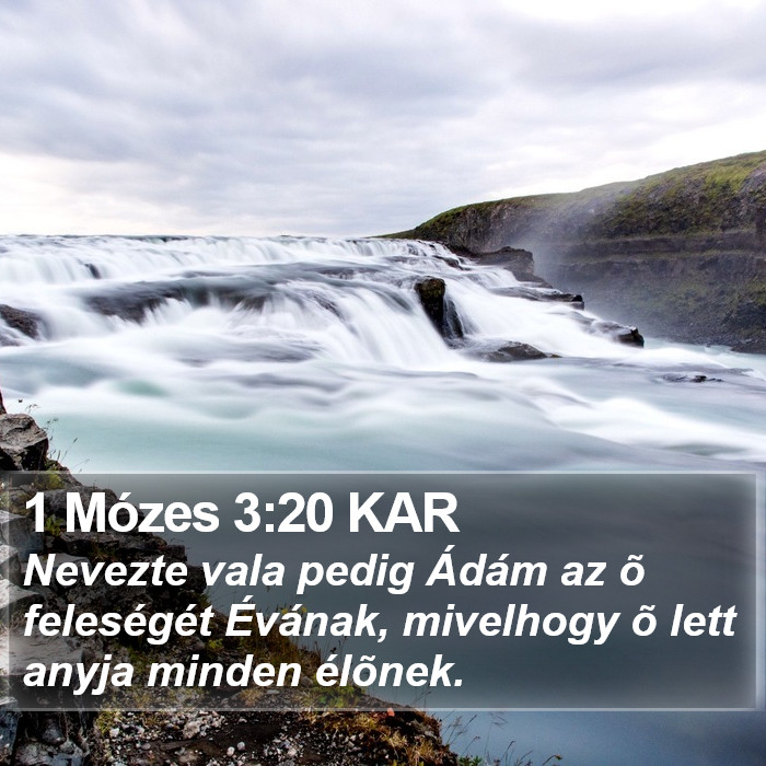 1 Mózes 3:20 KAR Bible Study