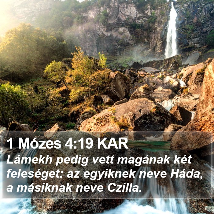 1 Mózes 4:19 KAR Bible Study