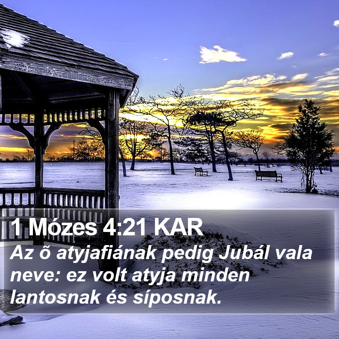 1 Mózes 4:21 KAR Bible Study