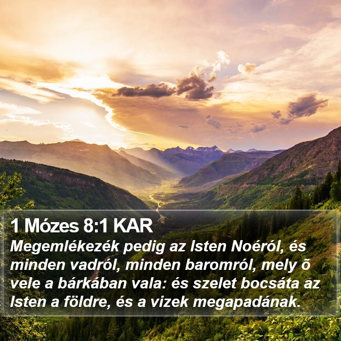 1 Mózes 8:1 KAR Bible Study