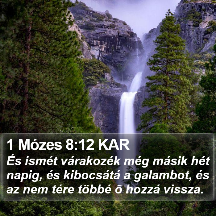 1 Mózes 8:12 KAR Bible Study