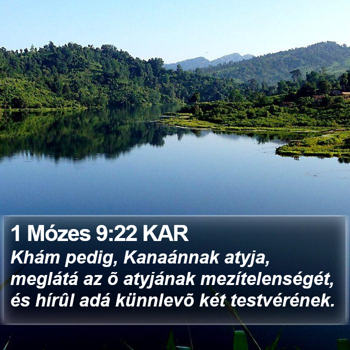 1 Mózes 9:22 KAR Bible Study