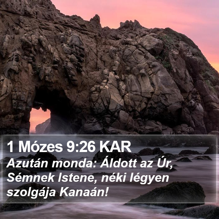 1 Mózes 9:26 KAR Bible Study