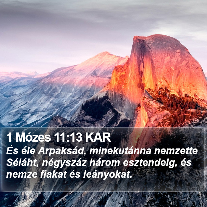 1 Mózes 11:13 KAR Bible Study