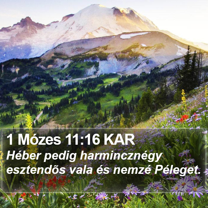 1 Mózes 11:16 KAR Bible Study