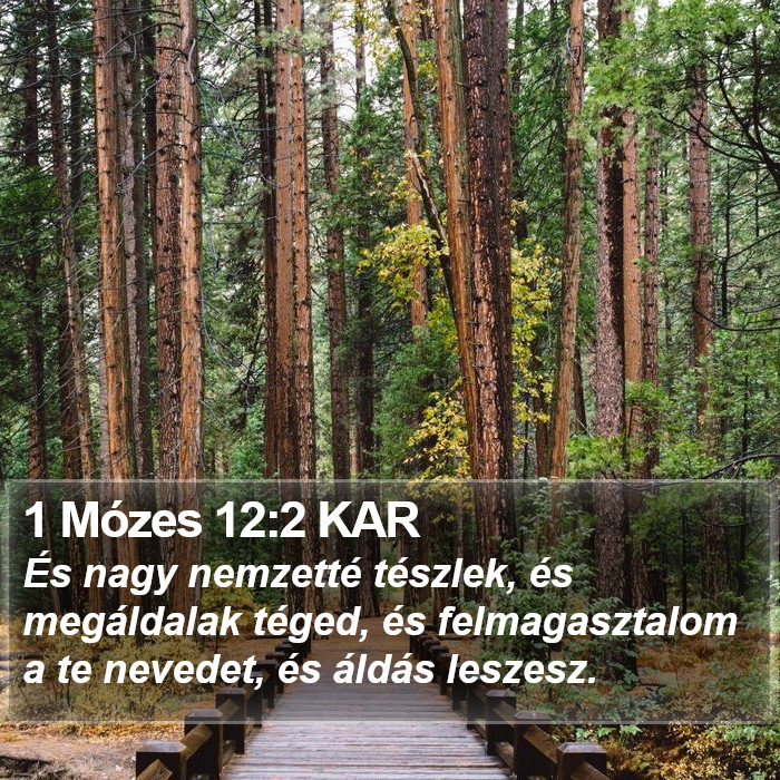 1 Mózes 12:2 KAR Bible Study