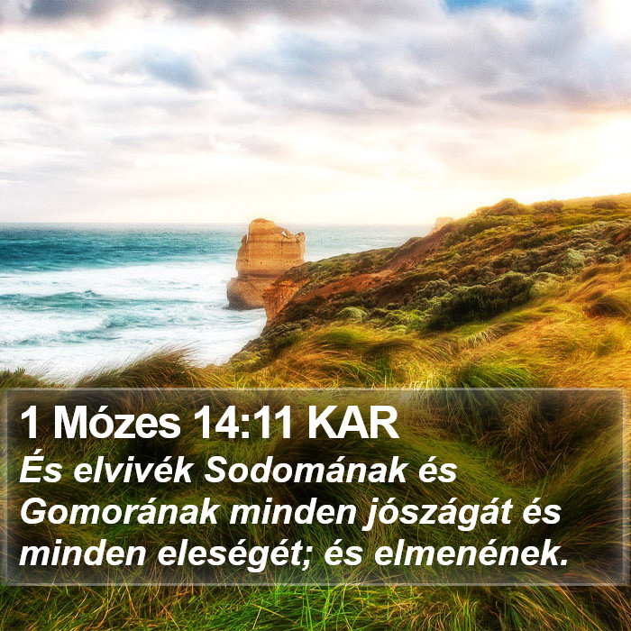 1 Mózes 14:11 KAR Bible Study