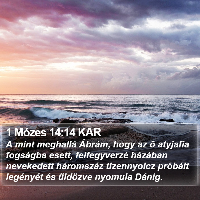 1 Mózes 14:14 KAR Bible Study