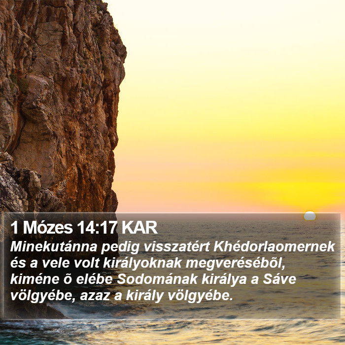 1 Mózes 14:17 KAR Bible Study