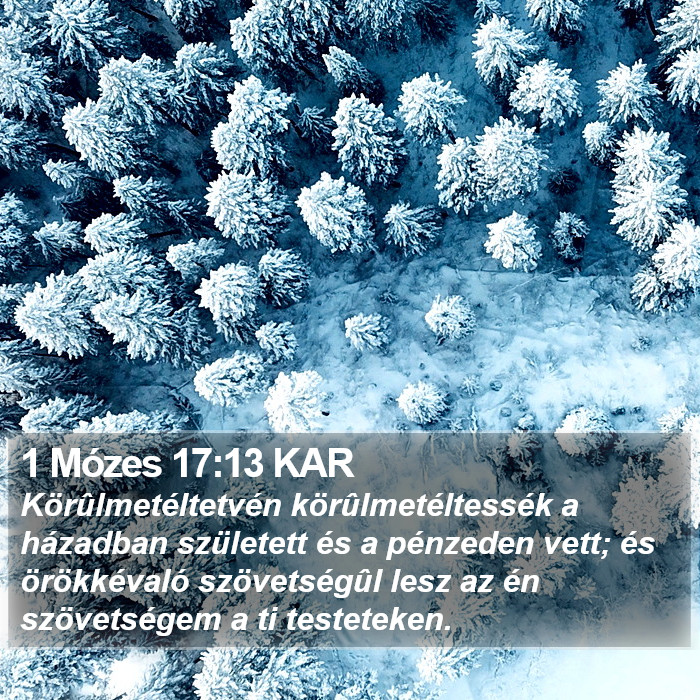 1 Mózes 17:13 KAR Bible Study