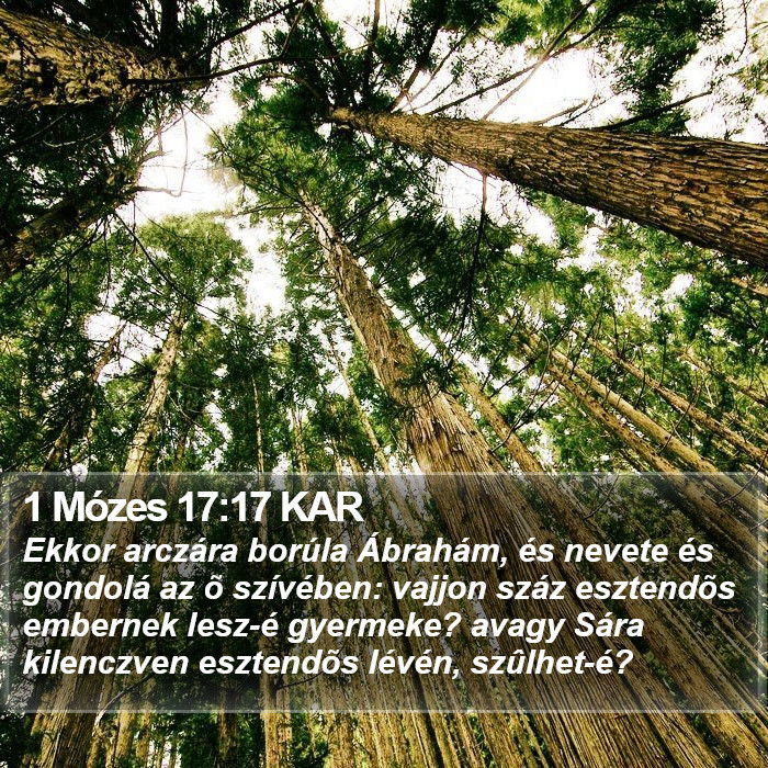 1 Mózes 17:17 KAR Bible Study