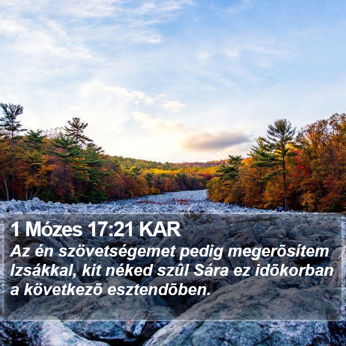 1 Mózes 17:21 KAR Bible Study