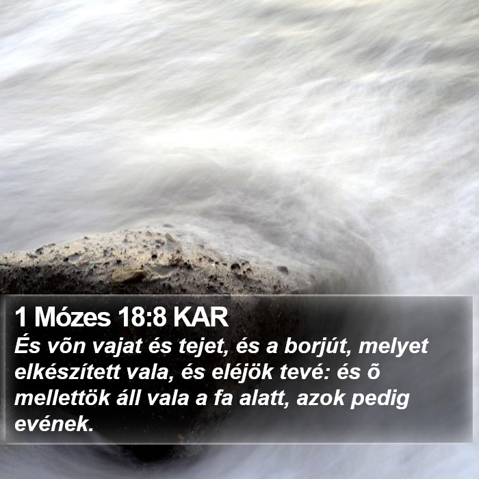 1 Mózes 18:8 KAR Bible Study