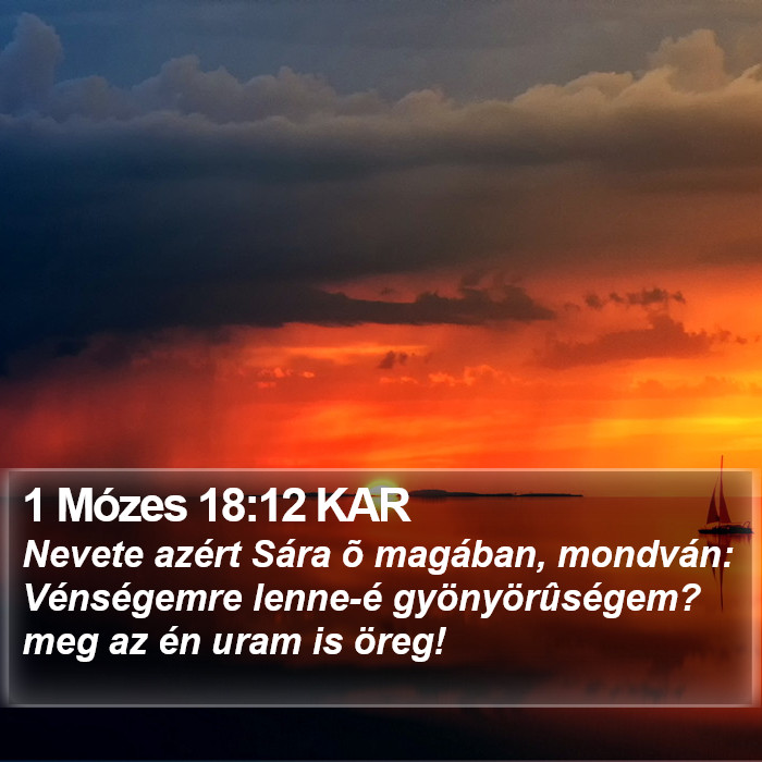 1 Mózes 18:12 KAR Bible Study