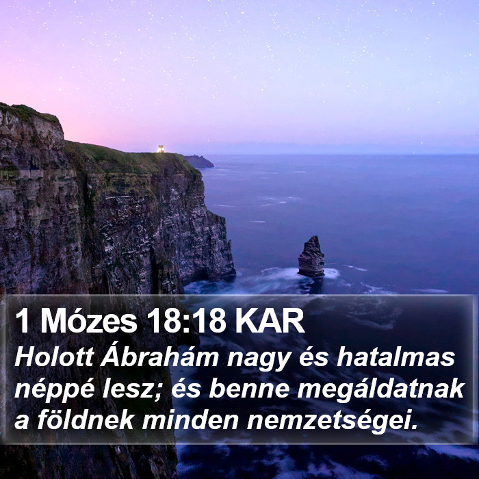 1 Mózes 18:18 KAR Bible Study