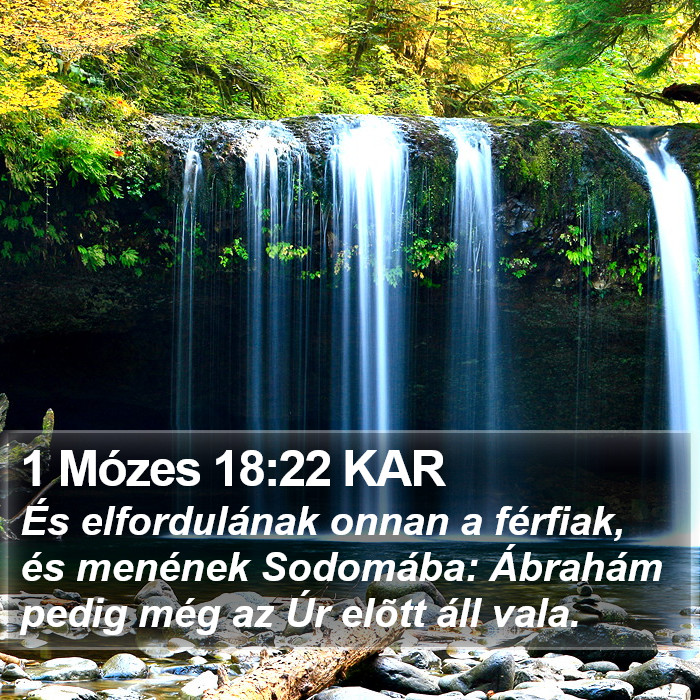 1 Mózes 18:22 KAR Bible Study