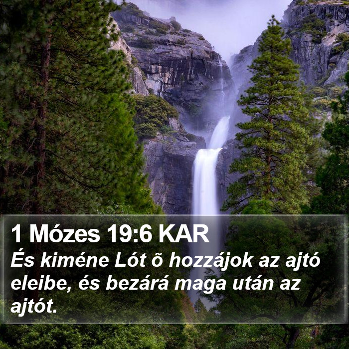 1 Mózes 19:6 KAR Bible Study