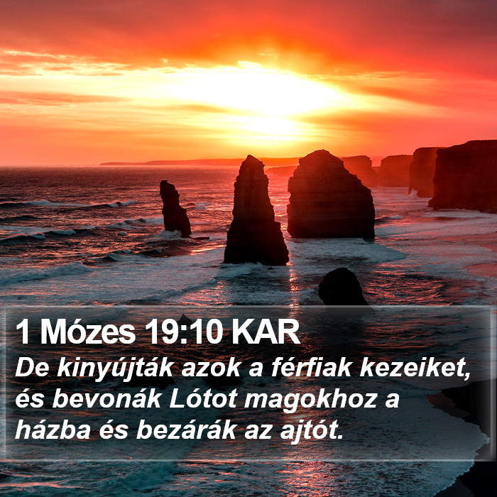 1 Mózes 19:10 KAR Bible Study