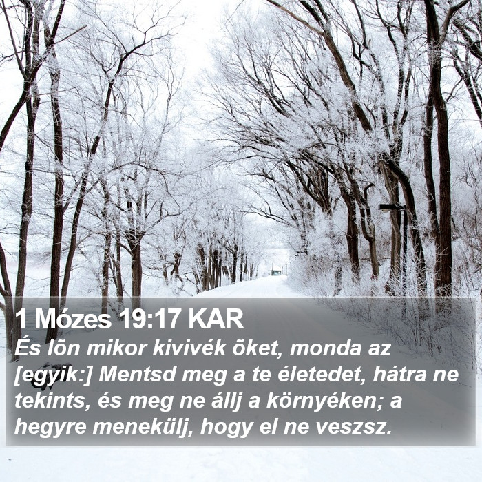 1 Mózes 19:17 KAR Bible Study