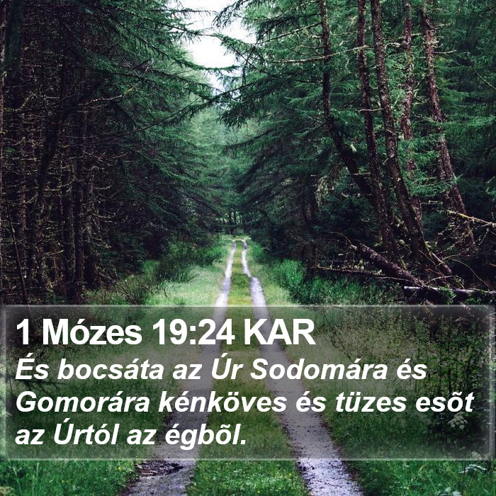 1 Mózes 19:24 KAR Bible Study