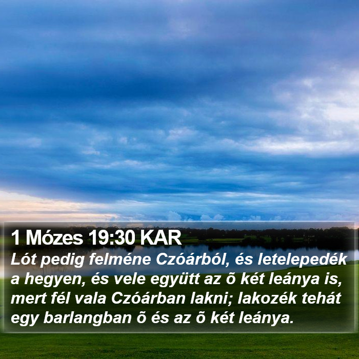 1 Mózes 19:30 KAR Bible Study