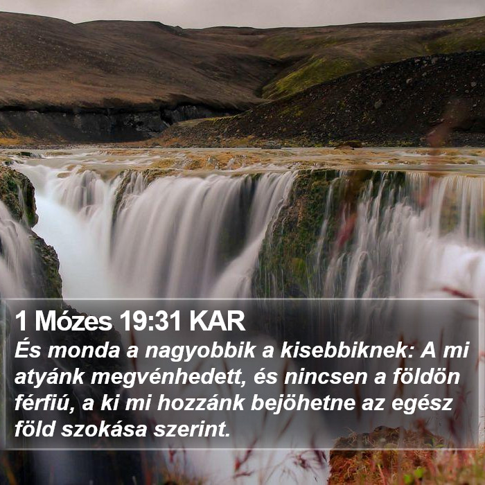 1 Mózes 19:31 KAR Bible Study