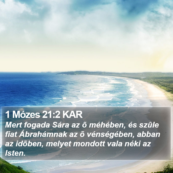 1 Mózes 21:2 KAR Bible Study