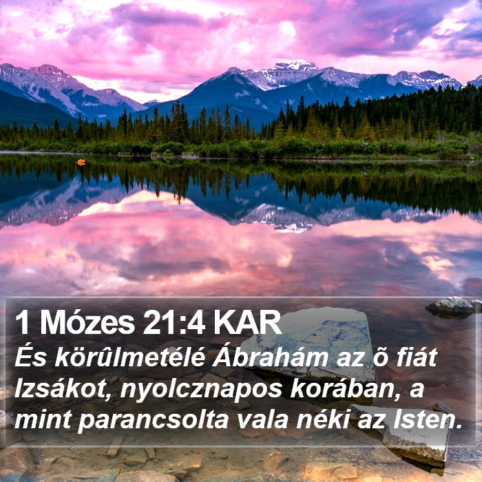 1 Mózes 21:4 KAR Bible Study