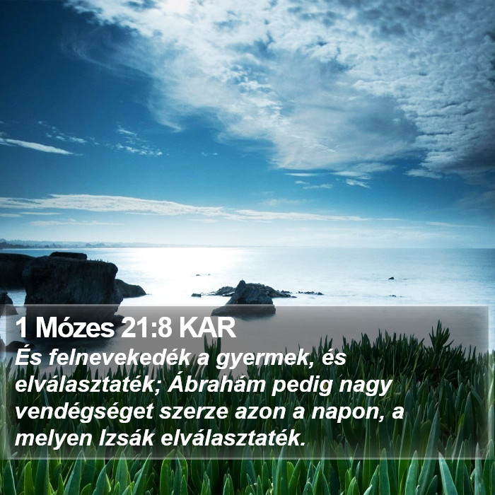 1 Mózes 21:8 KAR Bible Study