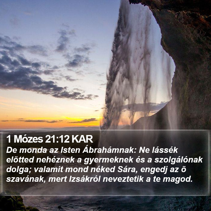 1 Mózes 21:12 KAR Bible Study