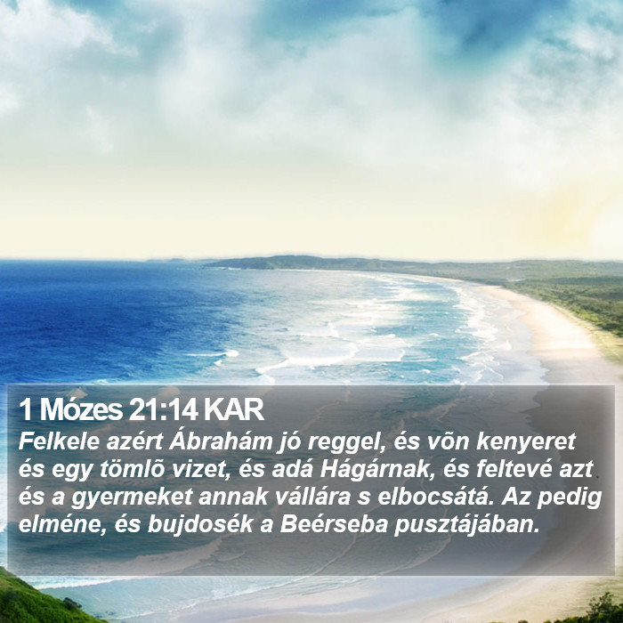 1 Mózes 21:14 KAR Bible Study