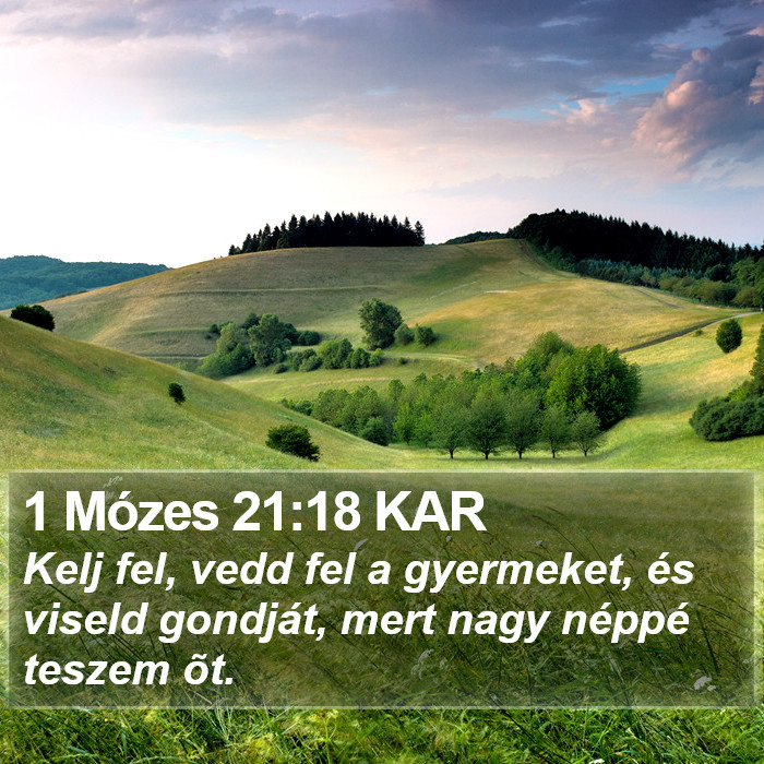 1 Mózes 21:18 KAR Bible Study