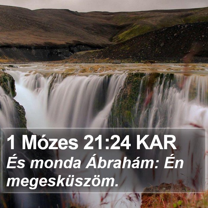 1 Mózes 21:24 KAR Bible Study