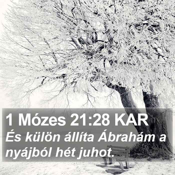 1 Mózes 21:28 KAR Bible Study