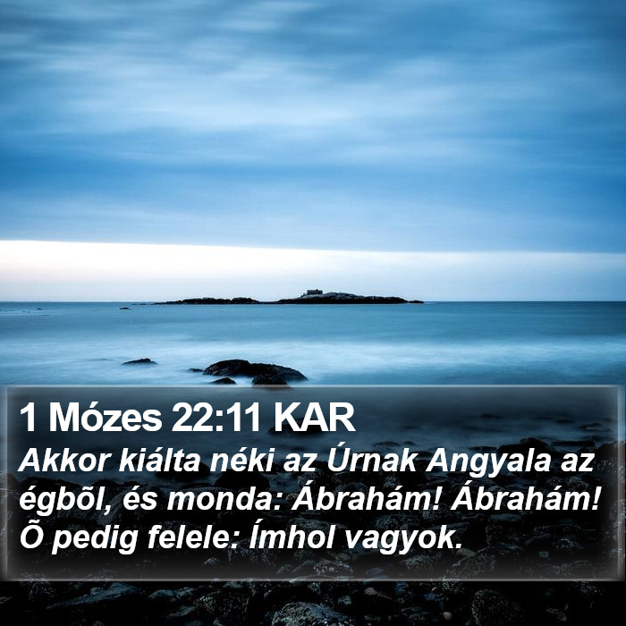 1 Mózes 22:11 KAR Bible Study