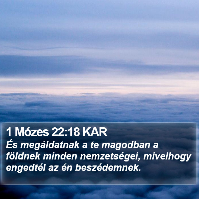 1 Mózes 22:18 KAR Bible Study