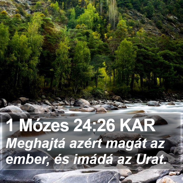 1 Mózes 24:26 KAR Bible Study