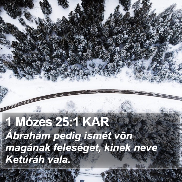 1 Mózes 25:1 KAR Bible Study