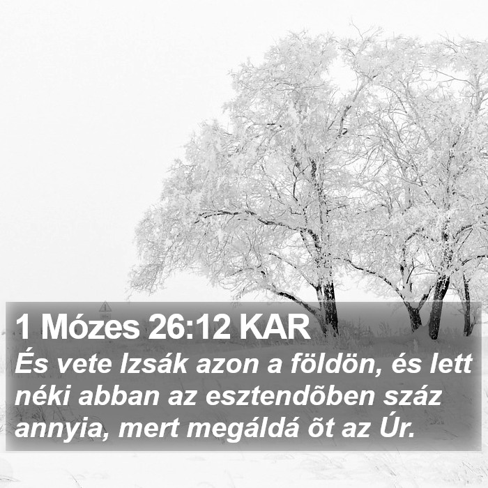 1 Mózes 26:12 KAR Bible Study