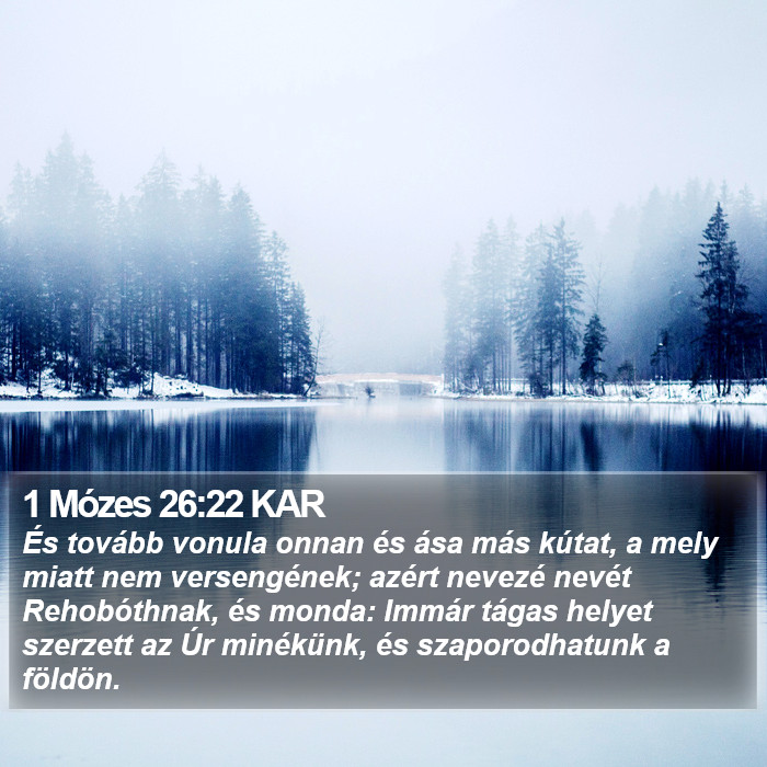 1 Mózes 26:22 KAR Bible Study