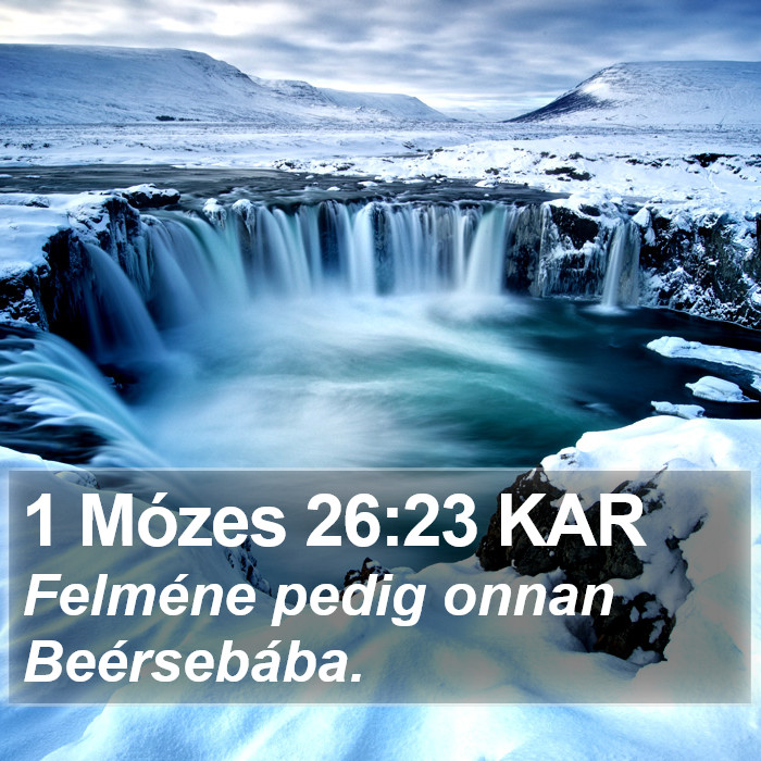 1 Mózes 26:23 KAR Bible Study