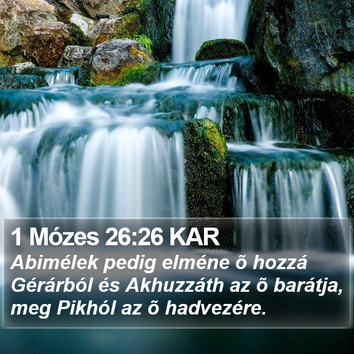 1 Mózes 26:26 KAR Bible Study