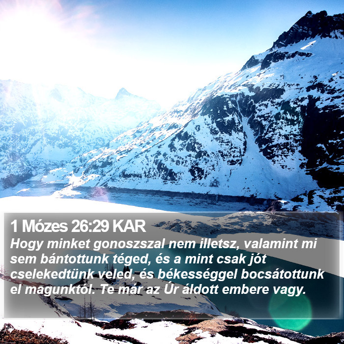 1 Mózes 26:29 KAR Bible Study