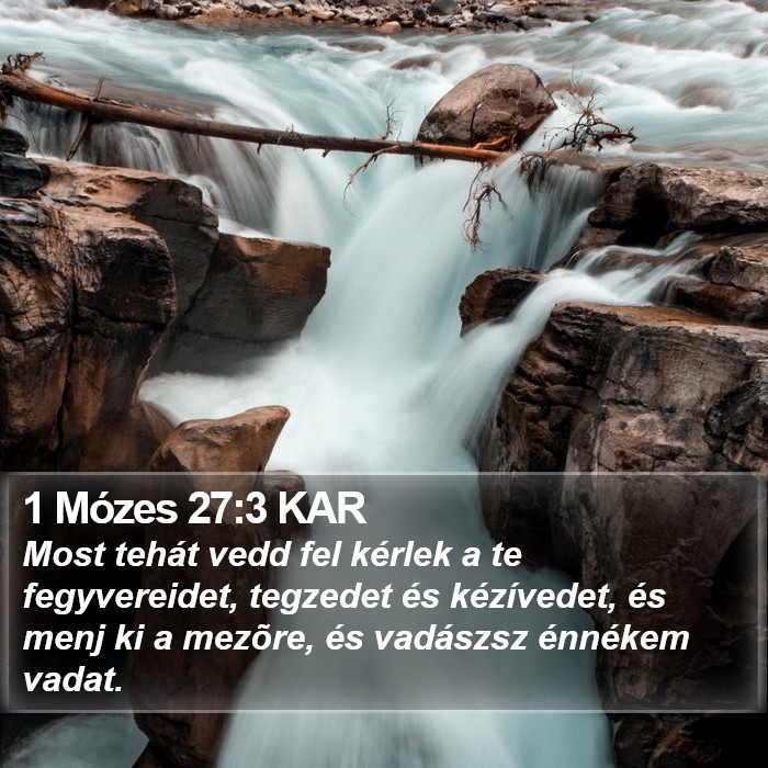 1 Mózes 27:3 KAR Bible Study