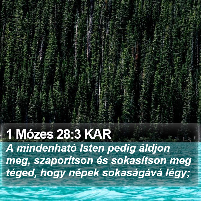 1 Mózes 28:3 KAR Bible Study