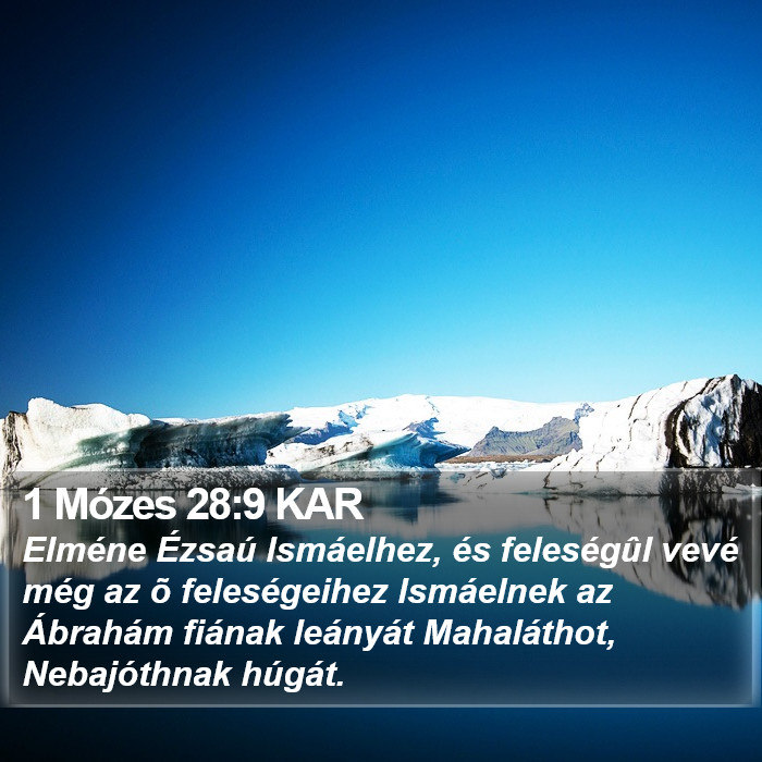 1 Mózes 28:9 KAR Bible Study