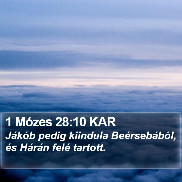 1 Mózes 28:10 KAR Bible Study