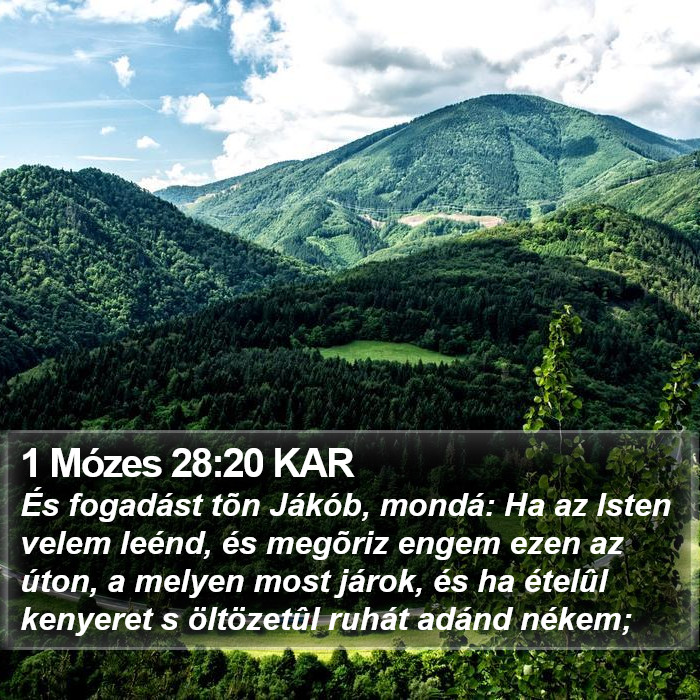 1 Mózes 28:20 KAR Bible Study